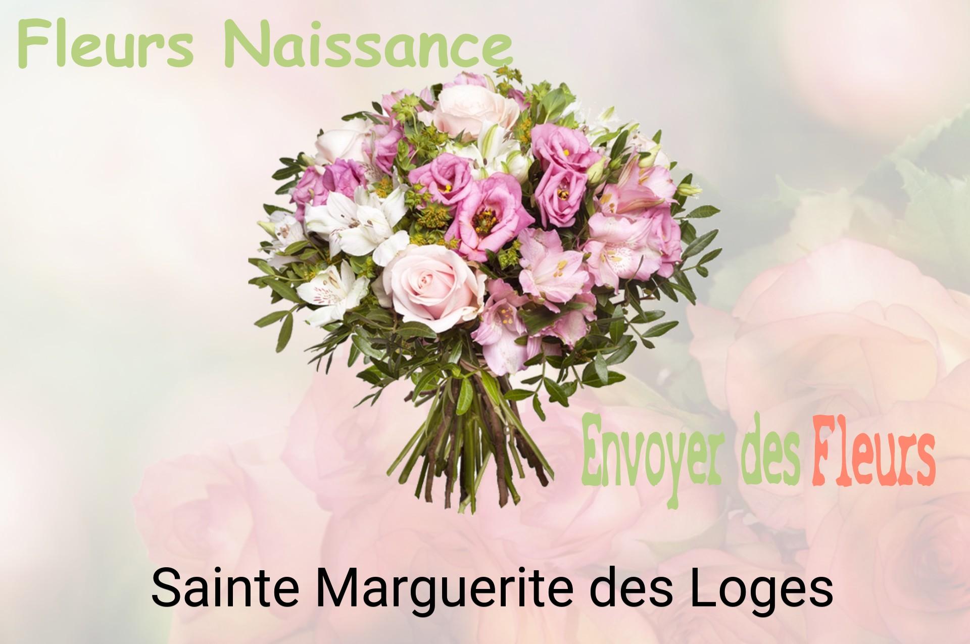 Bouquet de fleurs de naissance livré à Sainte-Marguerite-des-Loges