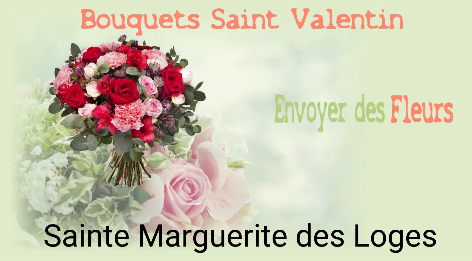 Roses de Saint-Valentin livrées à Sainte-Marguerite-des-Loges